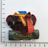 Elephant Thailand Fridge Magnet 3D Resin