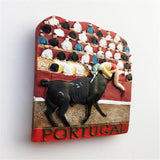 Bullfight Portugal Fridge Magnet 3D Resin