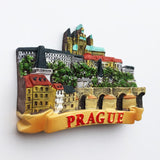 Prague Czech Fridge Magnet 3D Resin