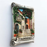 Taormina Italy Fridge Magnet 3D Resin