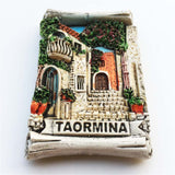 Taormina Italy Fridge Magnet 3D Resin