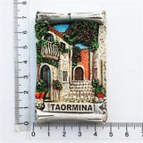 Taormina Italy Fridge Magnet 3D Resin