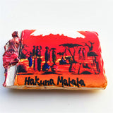 Hakuna Marara Tanzania Fridge Magnet 3D Resin