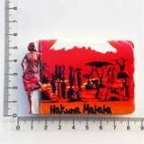 Hakuna Marara Tanzania Fridge Magnet 3D Resin