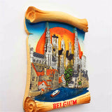 Belgium Fridge Magnet 3D Resin