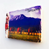 Elephant Tanzania Fridge Magnet 3D Resin