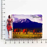 Elephant Tanzania Fridge Magnet 3D Resin