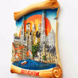 Belgium Fridge Magnet 3D Resin