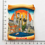 Belgium Fridge Magnet 3D Resin