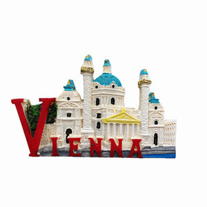 Vienna Austria Fridge Magnet 3D Resin