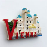 Vienna Austria Fridge Magnet 3D Resin