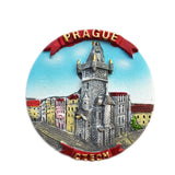 Prague Czech Fridge Magnet 3D Resin