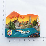 Grugge Bruges Belgium Fridge Magnet 3D Resin