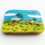 Norway Fridge Magnet 3D Resin