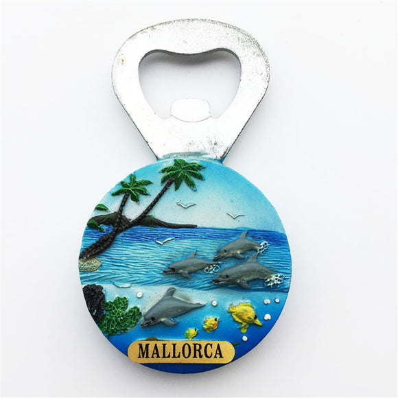 Mallorca Spain Fridge Magnet Bottle Opener 3D Resin