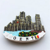 Gent Belgium Fridge Magnet 3D Resin