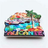 Alicante Spain Fridge Magnet 3D Resin