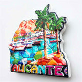 Alicante Spain Fridge Magnet 3D Resin