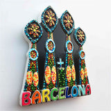 Mila House Barcelona Spain Fridge Magnet 3D Resin