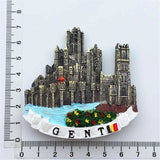 Gent Belgium Fridge Magnet 3D Resin