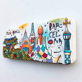 Park Guell Barcelona Spain Fridge Magnet 3D Resin