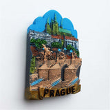 Prague Czech Fridge Magnet 3D Resin