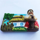 Ukraine Fridge Magnet 3D Resin