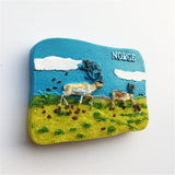 Norway Fridge Magnet 3D Resin