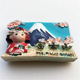 Mount Fuji Japan Fridge Magnet 3D Resin