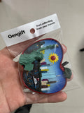 Oengift New York USA America Fridge Magnet 3D Ornaments of Acrylic Resin