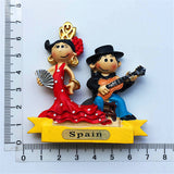 Spain Flamenco Fridge Magnet 3D Resin