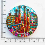 Barcelona Spain Fridge Magnet 3D Resin