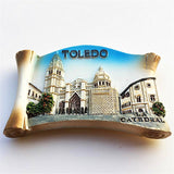 Toledo Spain Fridge Magnet 3D Resin