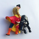 Spain Bullfighting Fridge Magnet 3D Resin