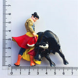 Spain Bullfighting Fridge Magnet 3D Resin