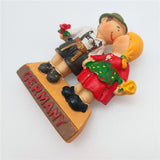 Germany Couple Fridge Magnet 3D Resin