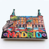 Mayor Plaza Madrid Spain Fridge Magnet 3D Resin