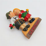 Germany Couple Fridge Magnet 3D Resin