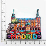 Mayor Plaza Madrid Spain Fridge Magnet 3D Resin