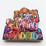 Madrid Spain Fridge Magnet 3D Resin