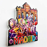 Madrid Spain Fridge Magnet 3D Resin