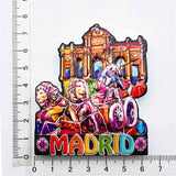 Madrid Spain Fridge Magnet 3D Resin