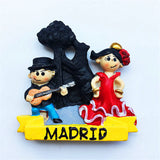 Madrid Spain Fridge Magnet 3D Resin