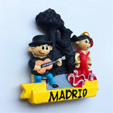 Madrid Spain Fridge Magnet 3D Resin