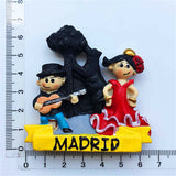 Madrid Spain Fridge Magnet 3D Resin