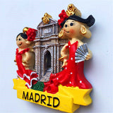 Madrid Spain Fridge Magnet 3D Resin