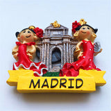 Madrid Spain Fridge Magnet 3D Resin