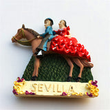 Sevilla Spain Fridge Magnet 3D Resin