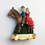 Sevilla Spain Fridge Magnet 3D Resin