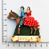 Sevilla Spain Fridge Magnet 3D Resin